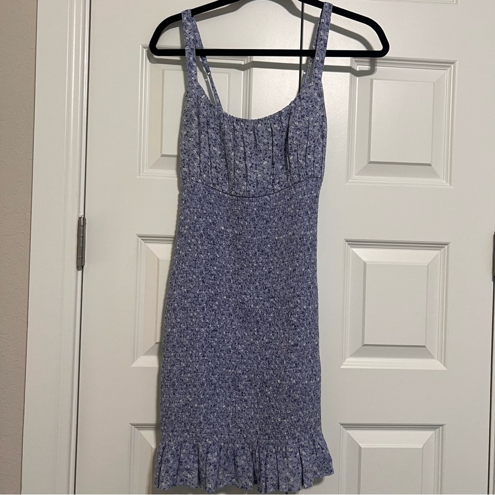 abercrombie blue floral dress & Fitch | Dresses | Abercrombie Fitch Mini Size:L (16-16 1/2) 36/37 neckline and dainty puff Sexy Homecoming Dress Out of the kindness